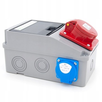 СТРОИТЕЛЬНЫЙ РАСПРЕДЕЛИТЕЛЬНЫЙ ЩИТ 2*230В 16А/5 ЗАЩИЩЕННЫЙ