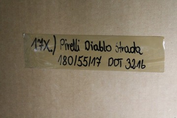 OPONA PIRELLI DIABLO STRADA 180/55/17 DOT 3216