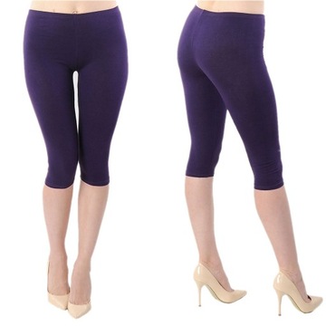458 LAEMI GETRY LEGGINSY RYBACZKI FIOLETOWE M 38