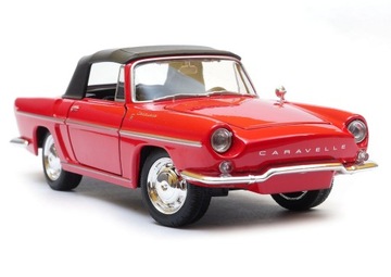 Renault Caravelle 1:24 metalowy model Welly czerwony