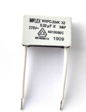 Kondensator Miflex WXPC-334K 0,33uF