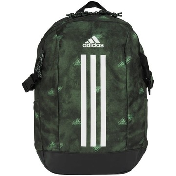 Plecak Adidas Power Graphic szkolny DWUKOMOROWY do szkoły DUŻY POJEMNY