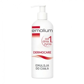 EMOLIUM Dermocare Emulsja do ciała z pompką atopia, skóra sucha 400 ml