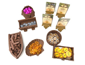 Контейнеры игровых ресурсов Everdell