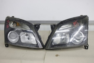 Reflektor lampy przód kpl prawa lewa Opel Vectra C Gts soczewki dymione