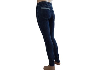 Legginsy Getry Leginsy JEANS Spodnie rozmiar134