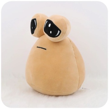 PLUSZAK MASKOTKA POU PLUSZOWA PRZYTULANKA ZIEMNIAK MIĘKKA ZABAWKA PREZENT