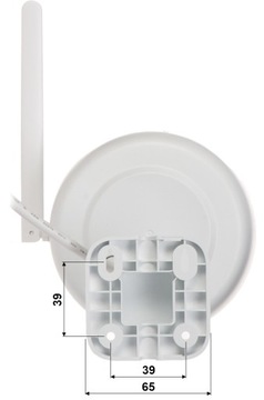 НАРУЖНАЯ ПОВОРОТНАЯ IP-КАМЕРА UHO-P1A-M3F4D Wi-Fi - 3 Мп 4 мм UNIARCH