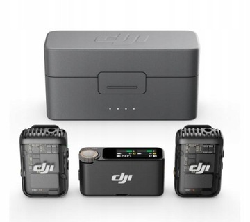 Mikrofon Zestaw Bezprzewodowy System Nagrywania DJI Mic 2 2TX+1RX