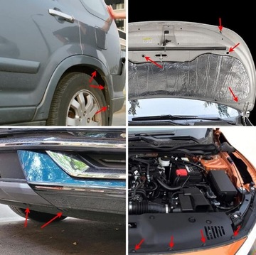 Прищепки, зажимы, зажимы автомобильные, 625 шт, универсальные обивочные, 18 размеров