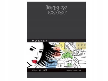 OUTLET - Блок для маркеров ART А5/25К 100г. Счастливый