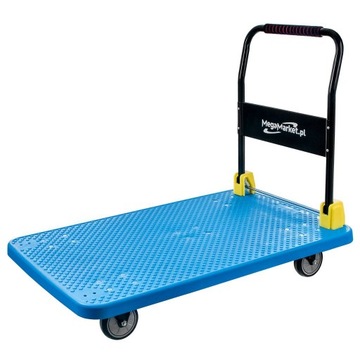Тележка складская транспортная платформенная 300 кг ручная складная Мега-М