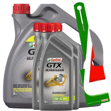 CASTROL GTX ULTRACLEAN A3/B4 10W-40 7L + ZAWIESZKA