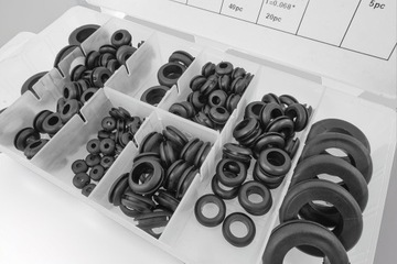 РЕЗИНОВЫЕ ИГРЫ НАБОР РЕЗИНОВЫХ НАПРАВЛЯЮЩИХ МИКС 180 ШТ. ЗАГЛУШКИ ДЛЯ ОТВЕРСТИЙ