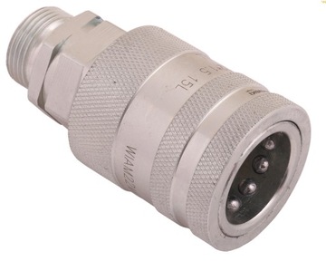 Szybkozłącze hydrauliczne gniazdo z eliminatorem ciśnienia M22x1.5 gwint ze
