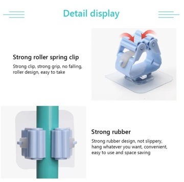 WIESZAK HACZYK UCHWYT NA NARZĘDZIA MOPY SZCZOTKI