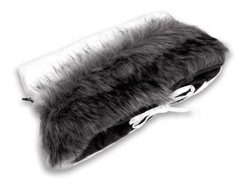 KiziaMizia ВОДОНЕПРОНИЦАЕМЫЙ ТЕПЛЫЙ МИНКИ-МУФТ ДЛЯ КОЛЯСКИ