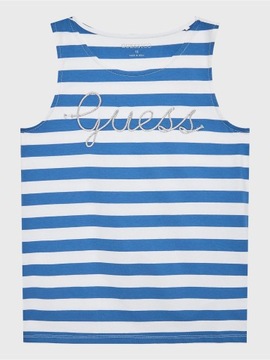 GUESS Top J3GI25 K9NE3 Niebieski Regular Fit