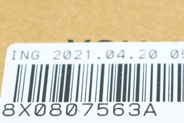 DRŽÁK PANTY AUDI A1 8X 2011 2014 ORIGINÁLNÍ 8X0807563A