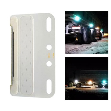 Основание из сплава со светодиодным боковым маркером 24 В. Простая установка. Автоматический эффект синего света