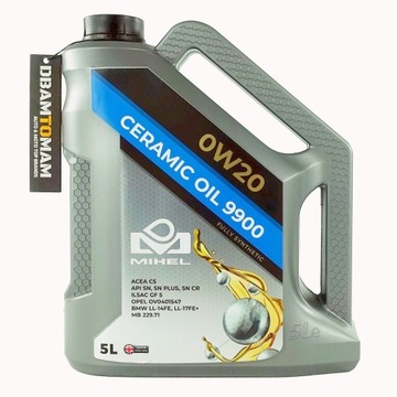 MIHEL Ceramic Oil 9900 0W20 OLEJ CERAMICZNY 5L