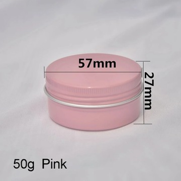 30pcs 5/10/15/20/30/50g Rosegold Round Empty Silver Aluminum Tin Spice