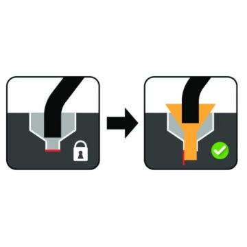 ПЕРЕХОДНИК ТОПЛИВОЗАЛИВНОЙ ЗАПРАВКИ ВОРОНКА 50 мм УМЕНЬШЕНИЕ НА 25 мм