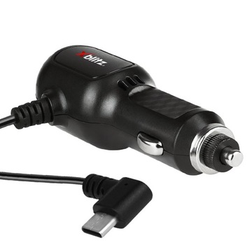 ŁADOWARKA SAMOCHODOWA XBLITZ Z KABLEM 3.5m WTYK KĄTOWY USB-C 12-24V 2.5A