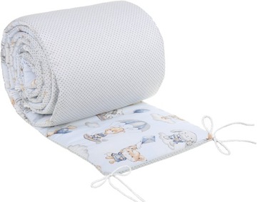 ЗАЩИТА ДЛЯ ДВУСТОРОННЕЙ КРОВАТИ С КОВРИКОМ 180х30см BABYMAM