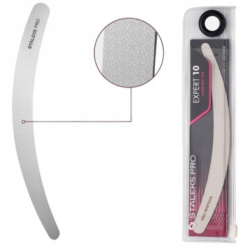 STALEKS Pilnik laserowy do paznokci EXPERT 10 170 mm wygięty FE-10-170