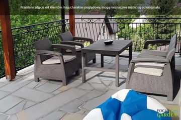 Комплект садовой мебели CORFU MAX 3 графит