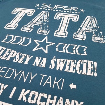 Zestaw koszulek dla SUPER TATY komplet 2szt. 4XL