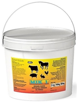MIK 1 - witaminy minerały uniwersalne zwierząt 3kg