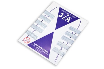 Wsuwki Iza proste srebrne 4 cm 100 szt