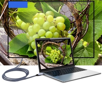 КАБЕЛЬ USB-C THUNDERBOLT 3 100 Вт 20 ГБ 4K 60 Гц 200 СМ