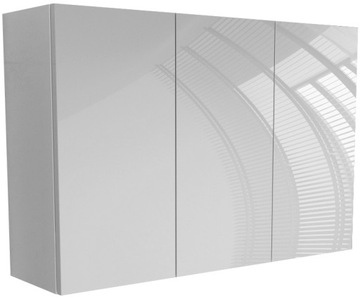 wisząca szafka łazienkowa 90 x 60 do łazienki biały mat + POŁYSK