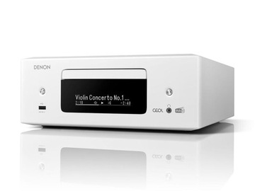 Amplituner stereofoniczny z CD DENON RCDN-12 DAB BIAŁY HGL