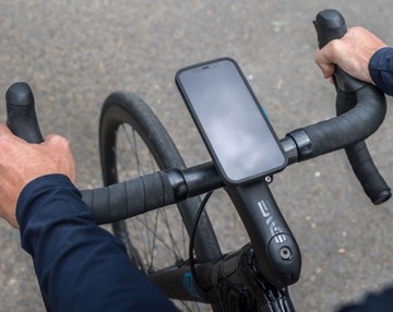 Na kierownicę roweru mocowanie telefonu smartfona kamery solidny QUAD LOCK