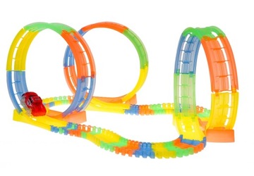 СВЕТЯЩАЯСЯ В ТЕМНОТЕ ТРЕК С 3 ПЕТЛЯМИ + АВТОМОБИЛЬ