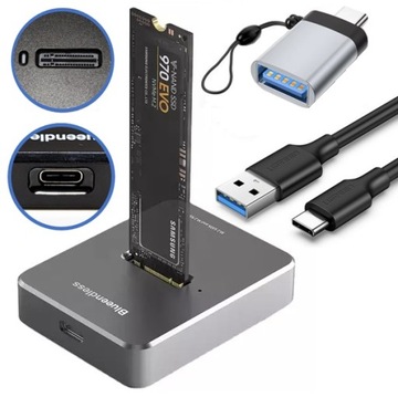 Stacja dokująca adapter M.2 NVMe NGFF SSD SATA USB