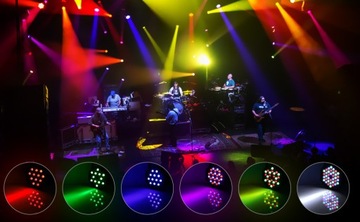 DMX512 Oświetlenie sceniczne LED DJ Par Light 2pak