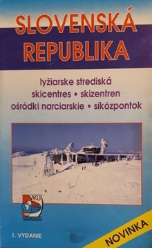 SŁOWACJA SLOVENSKO MAPA NARCIARSKA VKU