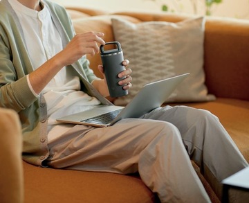 Тепловая кружка для напитка Zojirushi SX-JA40 0,4L с ручкой с ручкой