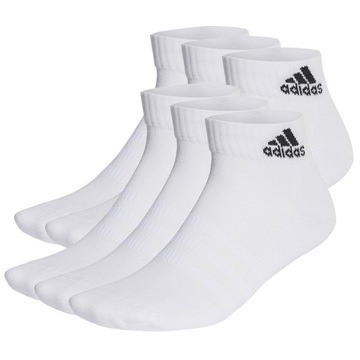 Skarpety adidas Cushioned Sportswear Ankle HT3442 biały 40-42 /adidas