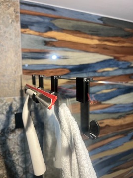 4 крючка для вешалки для душевого стекла, перегородка для ванны толщиной 8 мм (2+2)