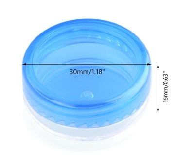 50szt POJEMNICZKI 3g 3ml SŁOICZKI pojemnik blue