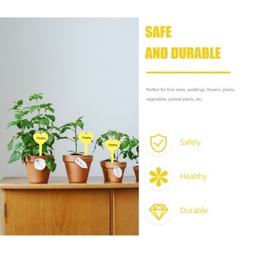 ЭТИКЕТКИ ДЛЯ ДЕКОРА САДОВЫХ РАСТЕНИЙ 100 ШТ.