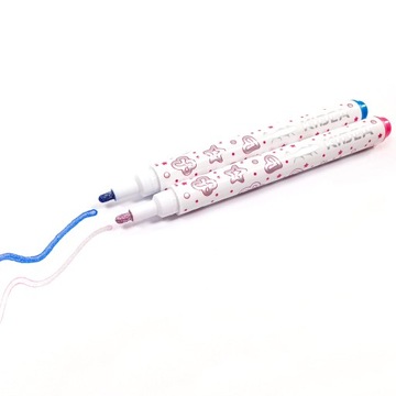Magiczny marker PISAK z podwójną linią 2 szt Kidea