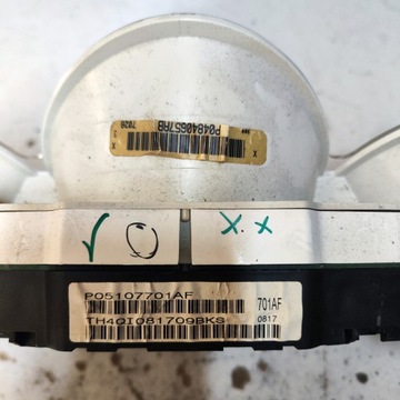 DODGE AVENGER 2.4 PŘÍSTROJOVÁ DESKA P05107701AF