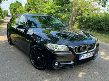 BMW Seria 5 F10-F11 Touring Facelifting 520d 190KM 2016 BMW 520 2.0 190 KM Opłacony Bogata wersja TOP